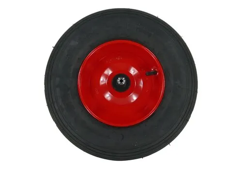 Fort Fort kruiwagenwiel staal 2PLY met as