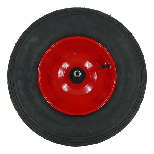 Fort Fort kruiwagenwiel staal 2PLY met as