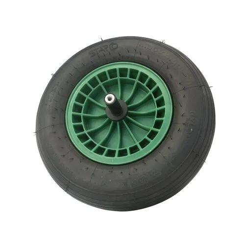 Fort Fort kruiwagenwiel groen 2PLY met as
