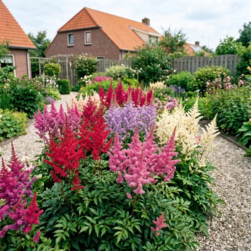 JUNAVERA Astilbe gemengde kleuren | 11 cm pot | seizoensafhankelijke hoogte | Verkoop per stuk