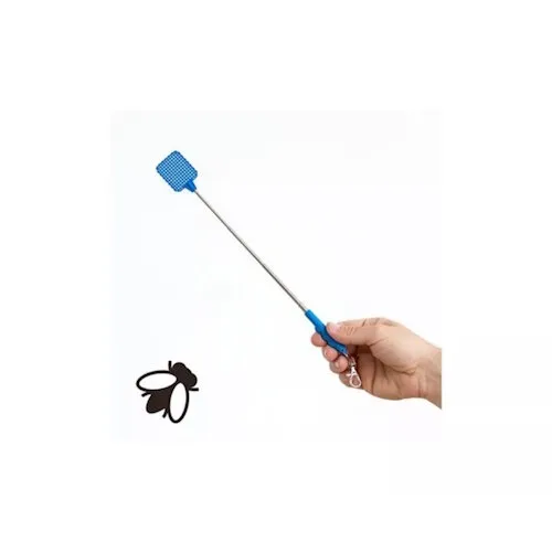 Out of the Blue Uitschuifbare mini vliegenmepper sleutelhanger
