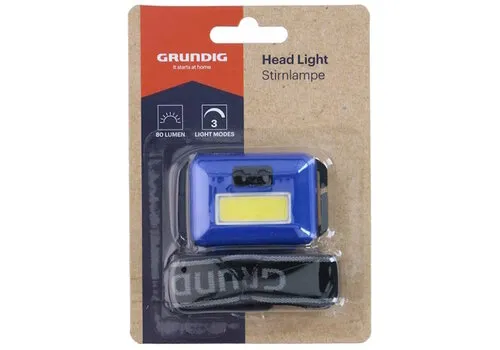 Grundig Hoofdlamp 80 lumen dimbaar