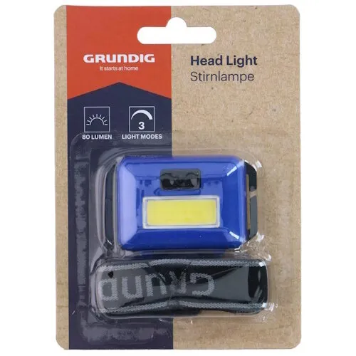 Grundig Hoofdlamp 80 lumen dimbaar