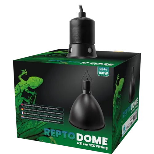 2ekans Repto Dome E27 Fitting 21CM Zwart