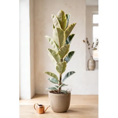JUNAVERA Ficus elastica 'Tineke' | pot 21 cm | 120 cm hoog