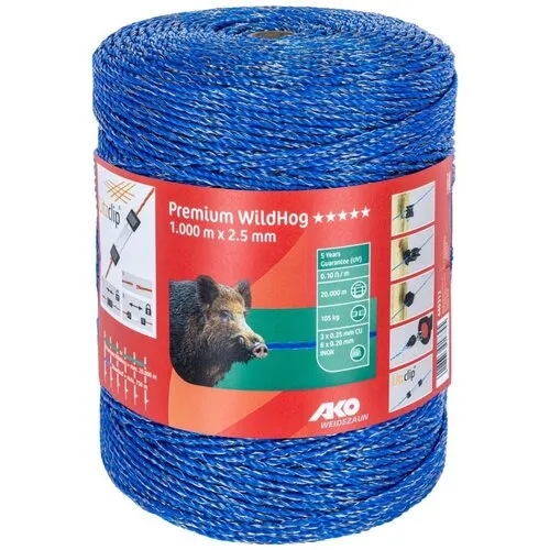 AKO Premium WildHog schrikdraad blauw
