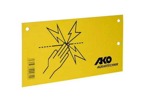 AKO Waarschuwingsbord voor schrikdraad