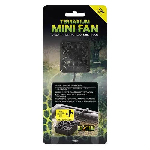 Exo Terra EX Silent Terrarium Mini Fan zwart