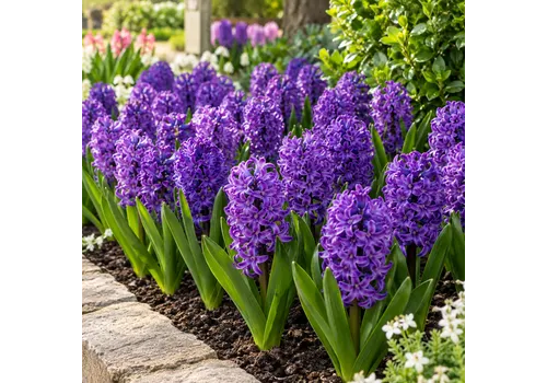JUNAVERA Hyacinthus orientalis | Hyacint paars | 3 bloembollen | 25 cm hoog