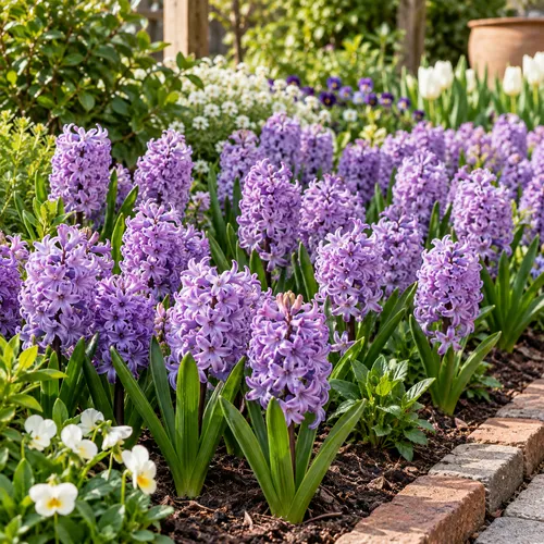 JUNAVERA Hyacinthus Orientalis Lila | Hyacint bloembollen | 3 stuks | 25 cm hoog