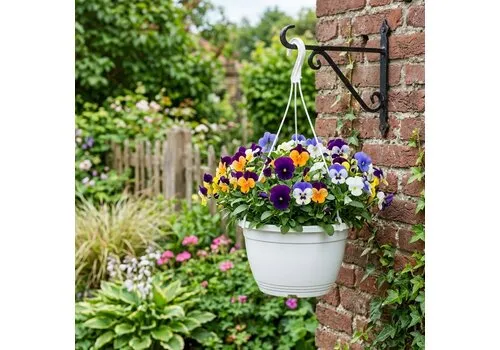 JUNAVERA Viola cornuta Endurio gemengd | per stuk | 40 cm hoog | 25 cm hangpot