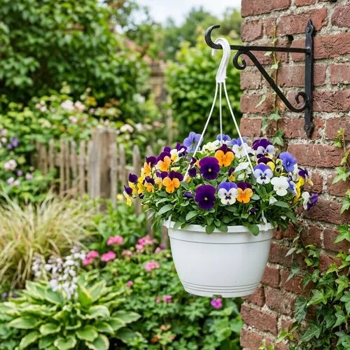 JUNAVERA Viola cornuta Endurio gemengd | per stuk | 40 cm hoog | 25 cm hangpot