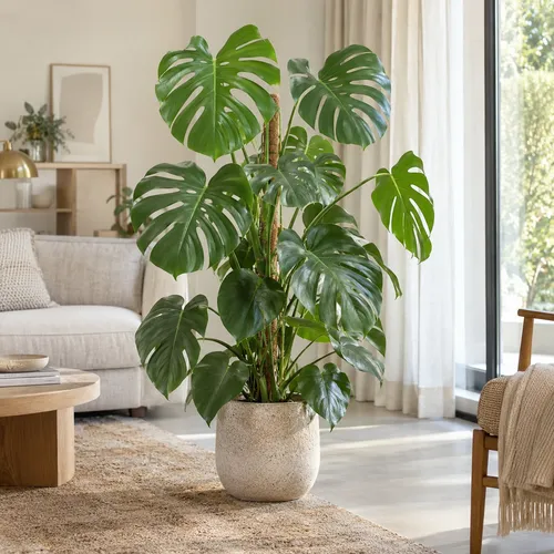 JUNAVERA Monstera deliciosa Pertusum | 24 cm pot | 115 cm hoog
