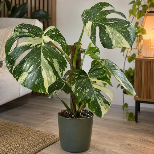 JUNAVERA Monstera deliciosa 'Thai Constellation' | 17 cm pot | 55 cm hoog