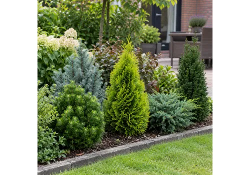 JUNAVERA Coniferen gemengd | 13 cm pot | 45 cm hoog | per stuk