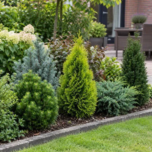 JUNAVERA Coniferen gemengd | 13 cm pot | 45 cm hoog | per stuk