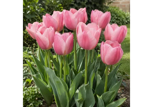 JUNAVERA Tulipa Pink Sound | 7 bloembollen | zachtroze Darwin tulp