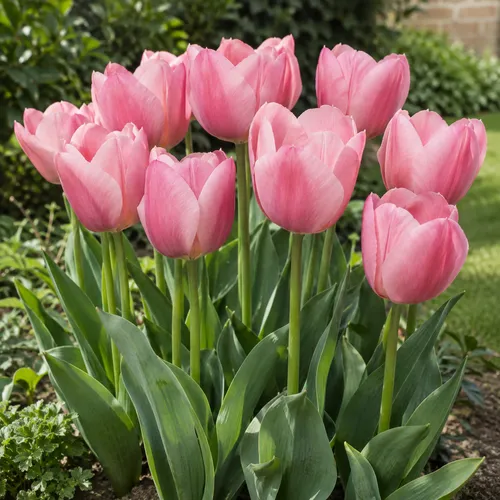 JUNAVERA Tulipa Pink Sound | 7 bloembollen | zachtroze Darwin tulp