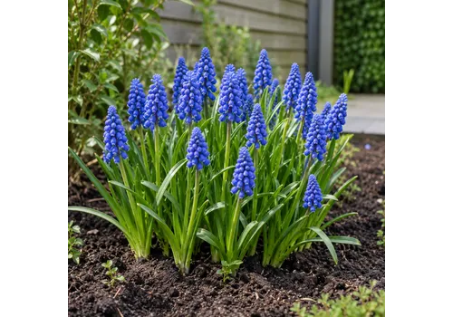 JUNAVERA Muscari armeniacum | 10 stuks | 10 tot 15 cm hoog | blauwe druifjes bloembollen