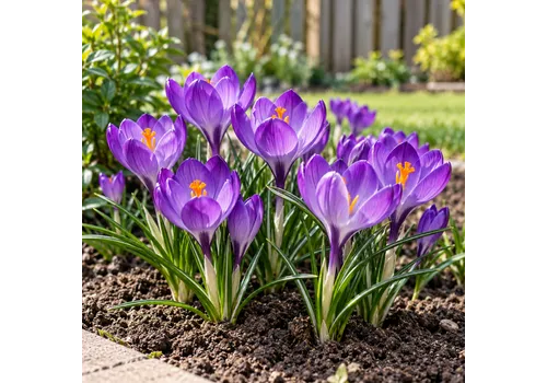 JUNAVERA Crocus paars | 10 bloembollen | 15 cm hoog