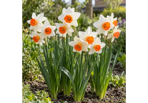 JUNAVERA Narcissus Geranium | 5 bloembollen | 35 tot 40 cm hoog