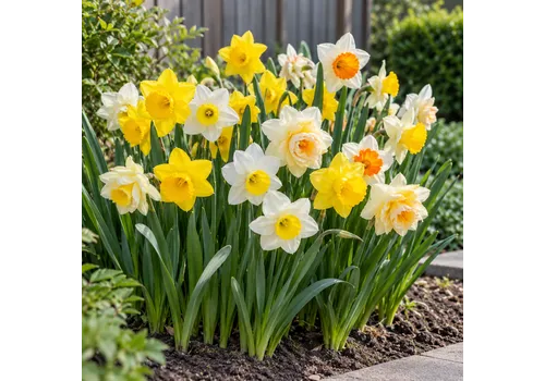 JUNAVERA Narcissus Mixed | Gemengde narcissen | bolmaat 8/10 | 8 stuks | ca. 25 cm hoog