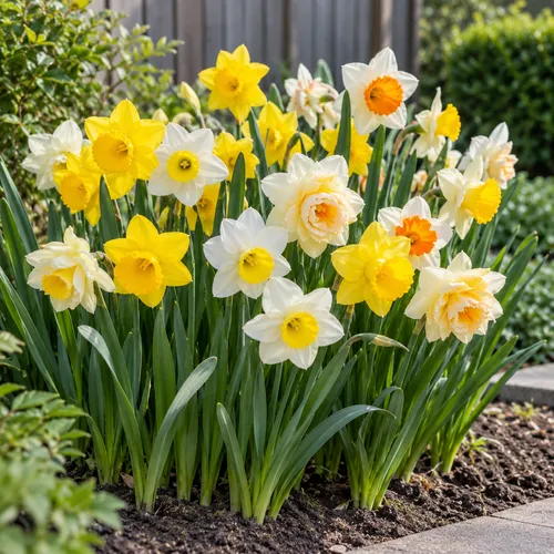 JUNAVERA Narcissus Mixed | Gemengde narcissen | bolmaat 8/10 | 8 stuks | ca. 25 cm hoog