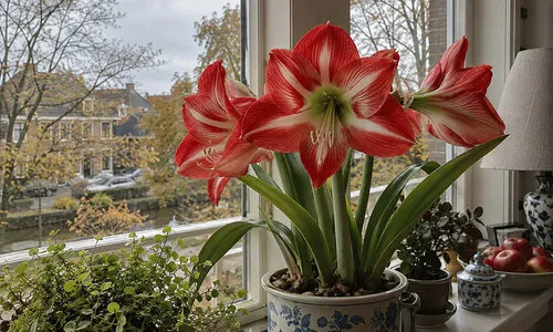 Amaryllis bollen in de spotlight