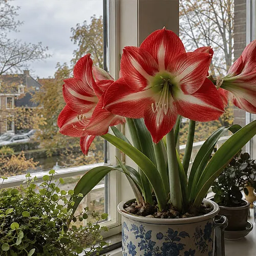 Amaryllis bollen in de spotlight