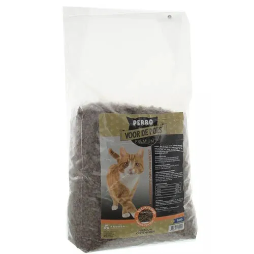 Perro Krokante kattenbrok 6-mix 10KG