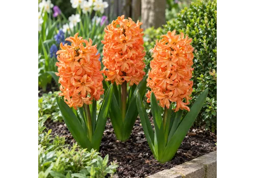 JUNAVERA Hyacinthus Orange | 3 bloembollen | 20 tot 30 cm hoog