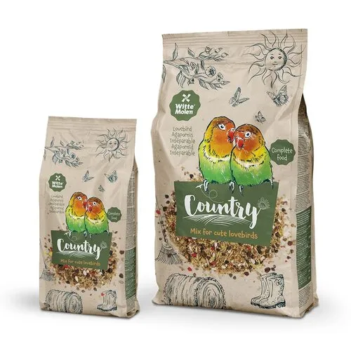 Witte Molen Country Agapornis | 800 gram en 2,5 kg