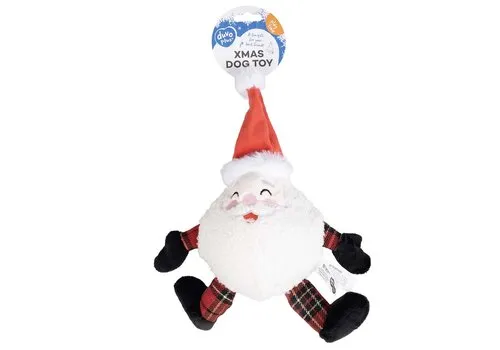 Duvo+ Kerstman bal wit | 20 x 18 x 10 cm