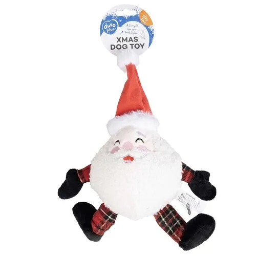 Duvo+ Kerstman bal wit | 20 x 18 x 10 cm