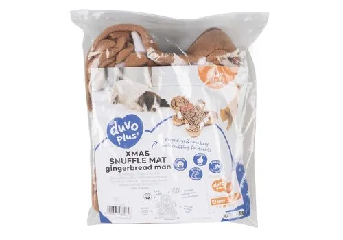 Duvo+ Kerst snuffelmat peperkoekenman | 30 x 23 cm