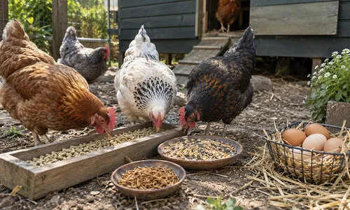 Kippen voeren: van legkorrel tot biologisch voer en snacks