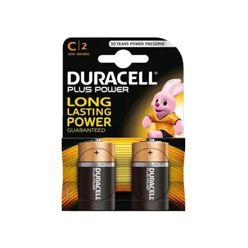 Duracell C - batterijen verpakking van 2