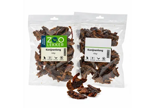 Zoolekker Konijnenlong | 100 en 400 gram
