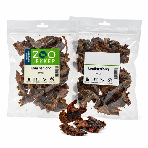 Zoolekker Konijnenlong | 100 en 400 gram