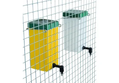 Junai.nl Knaagdier drinknippelfles 1L met klapdeksel en ophangbeugel