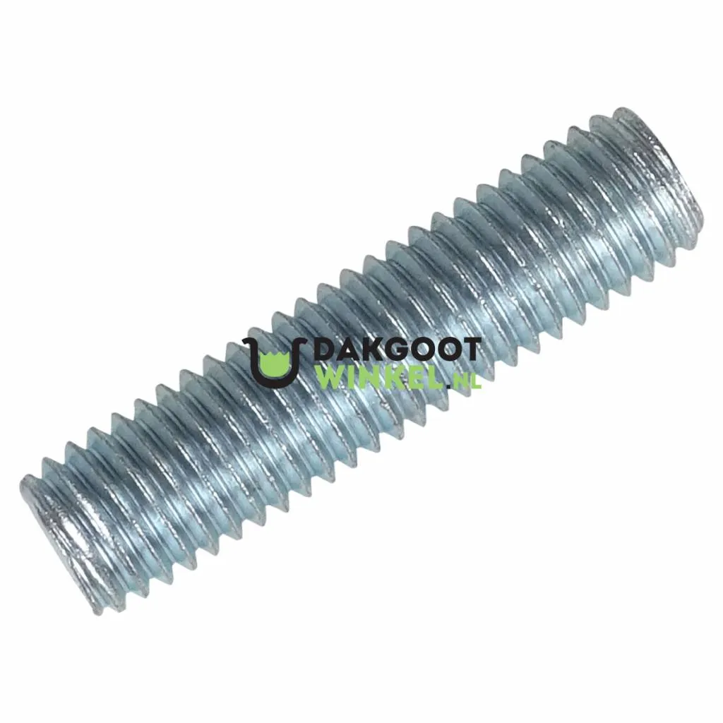 Gegalvaniseerde scharnierbeugel met draadeind M10 - lengte 40 mm (Grömo)