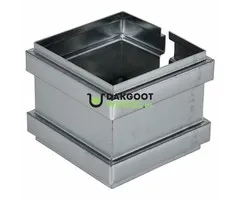 Nedzink Dubbele overschuifwrong 80x80 vierkant | NedZink