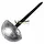 Loden siernagel rond model - lengte 40 mm