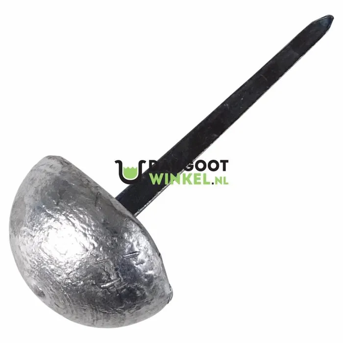 Loden siernagel. rond model lengte 40mm