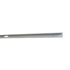Nedzink Gegalvaniseerde hoeklijn 20x20x3 mm - 3 meter, slobgat 600 mm, inclusief 5 boutjes