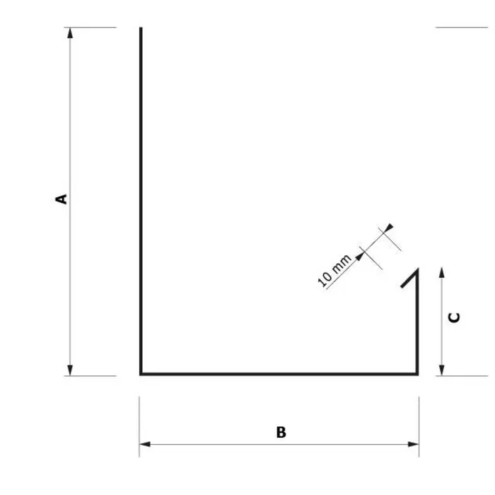 Rheinzink Zinken verholen goot op maat (Rheinzink titaanzink 0,8 mm)