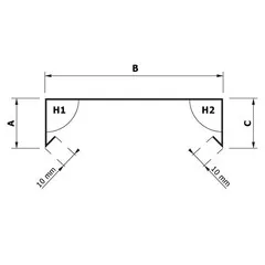 Rheinzink Zinken afdekkap op maat (Rheinzink titaanzink 0,8 mm)