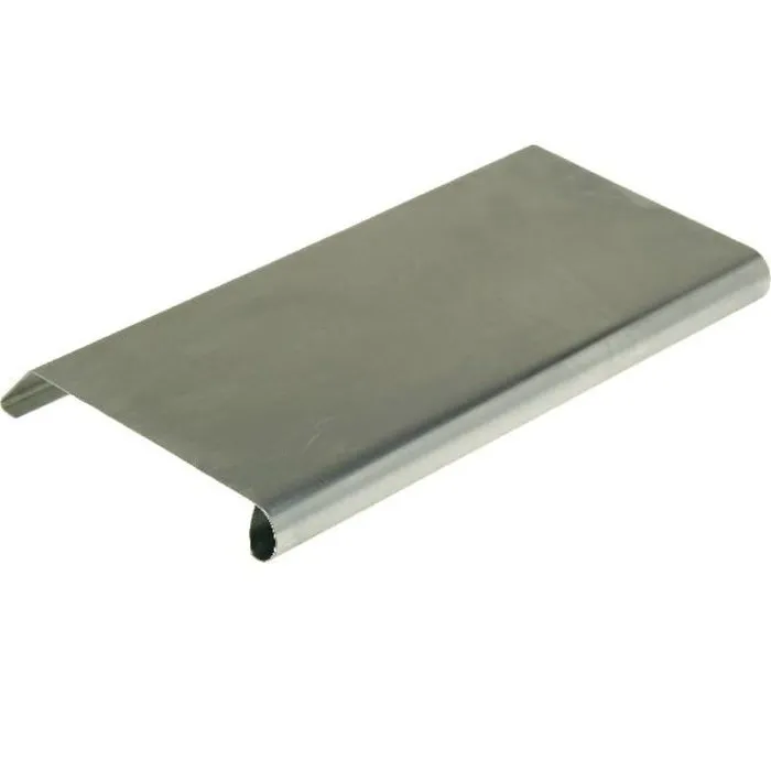 Rheinzink Zinken Deklijst op maat met kraal 135 gr