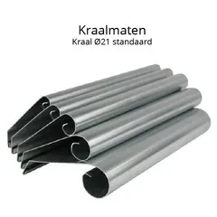 Rheinzink Zinken deklijst op maat met kraal 135 graden (Rheinzink titaanzink 0,8 mm)