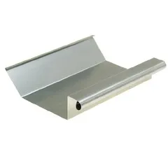 Rheinzink Zinken dakgoot voor houten bak op maat (Rheinzink titaanzink 0,8 mm)